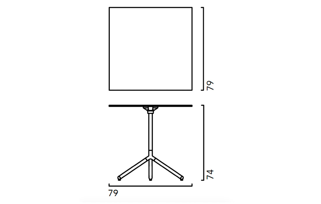 Crassevig Nett Folding table – Bild 2