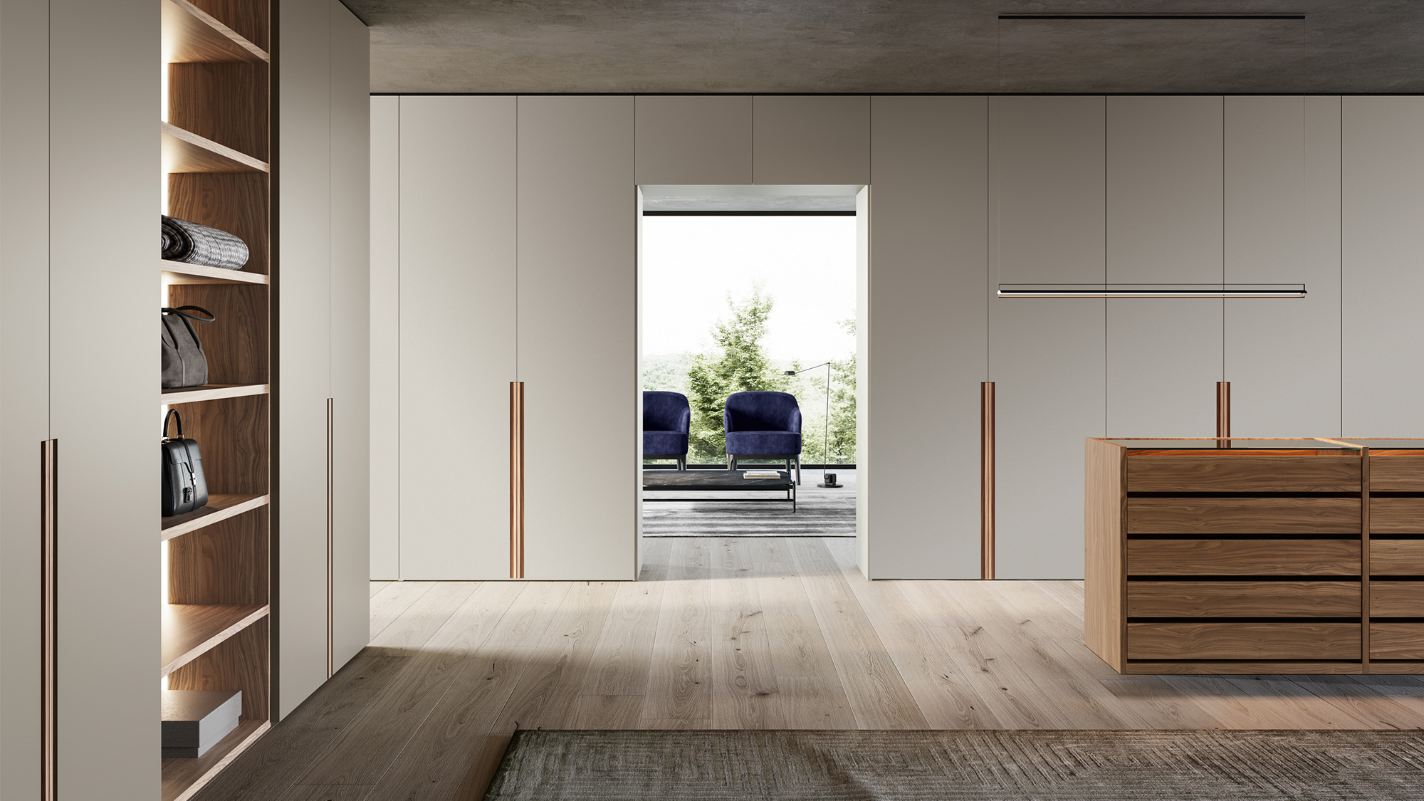 Dallagnese Green Drehtürenschrank