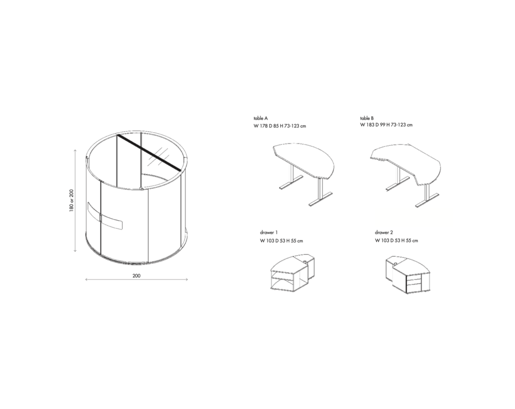 Dizz Concept Office Shell – Bild 7