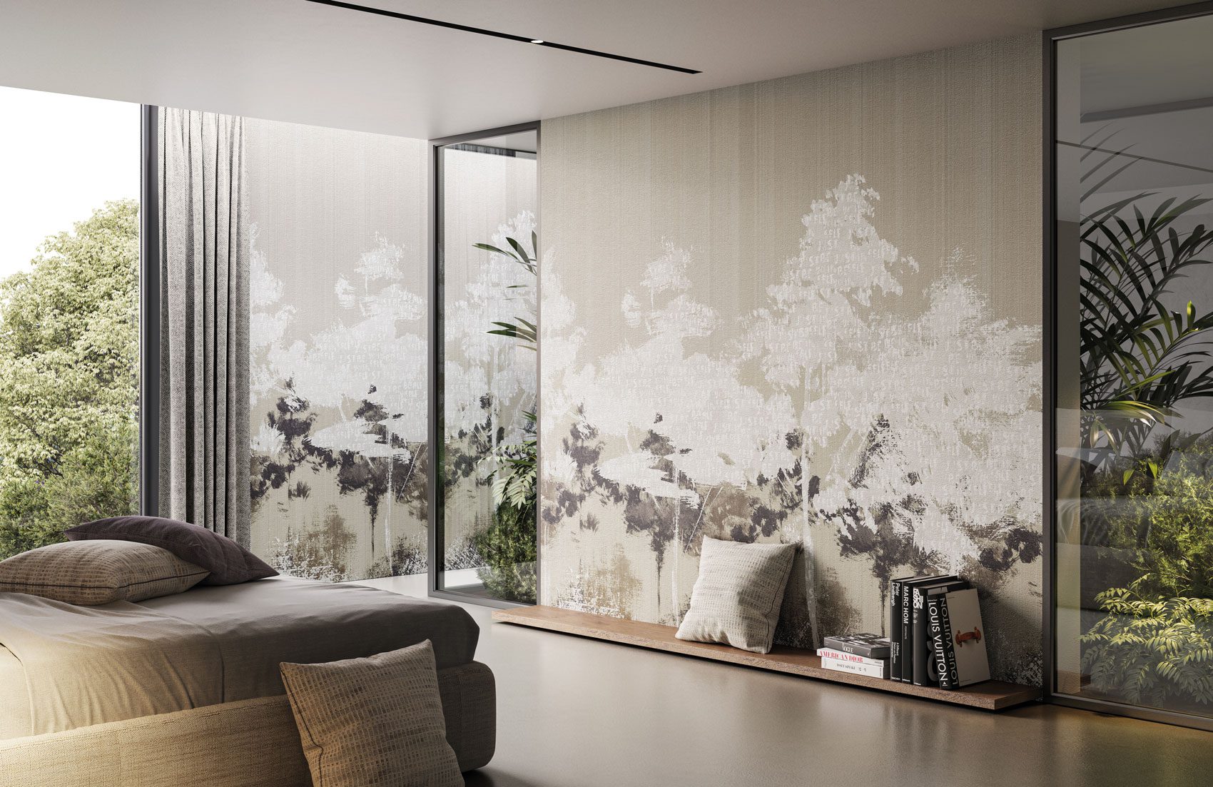 Instabilelab Designer-Tapete mit Naturmotiven