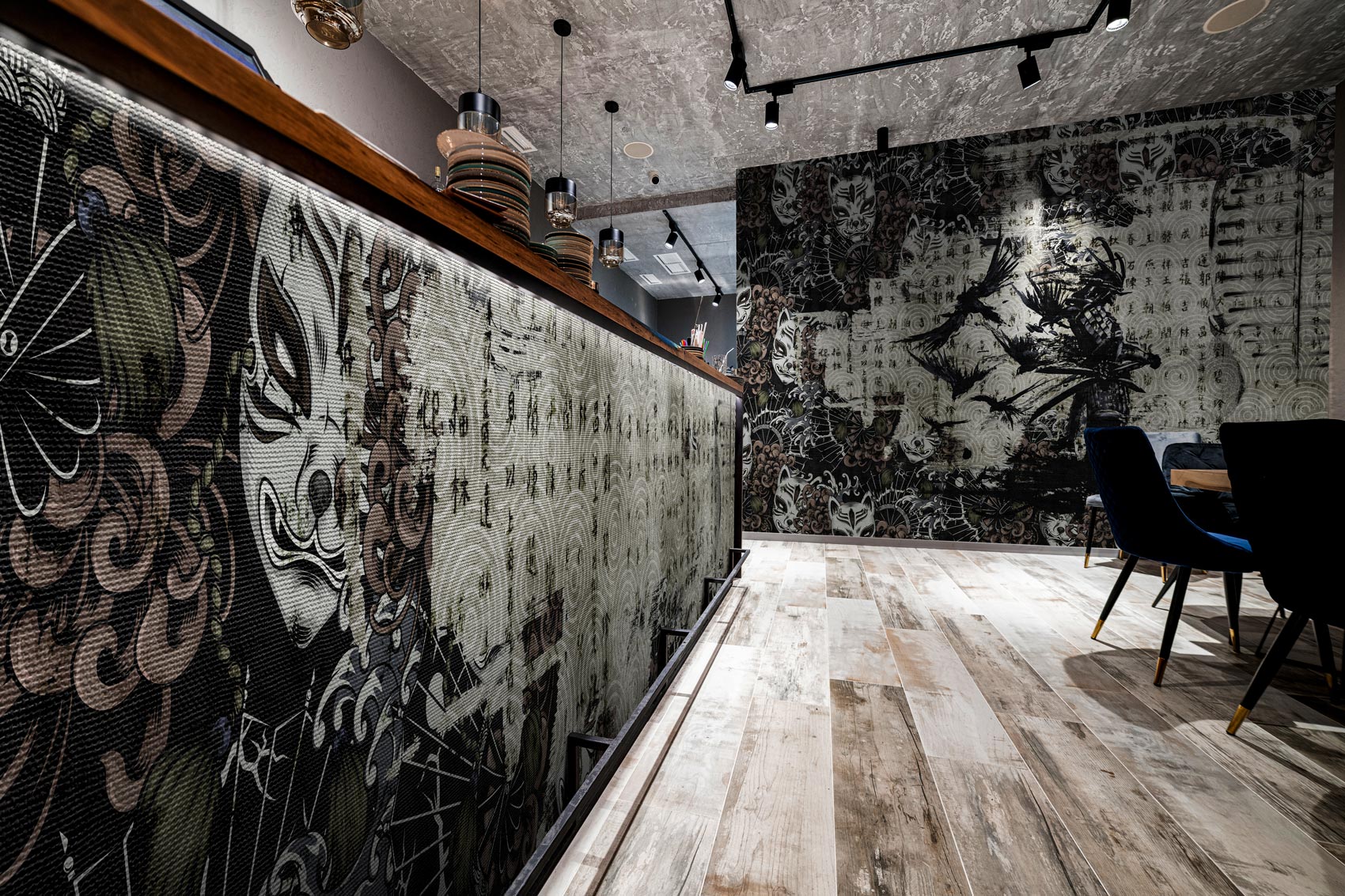 Instabilelab Moderne Tapete im japanischen Stil