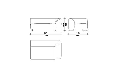 Lema Sofa Aurel – lema:aurel:YP213D, Bild 1