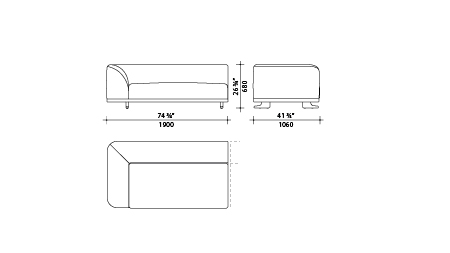 Lema Sofa Aurel – lema:aurel:YP223S, Bild 1
