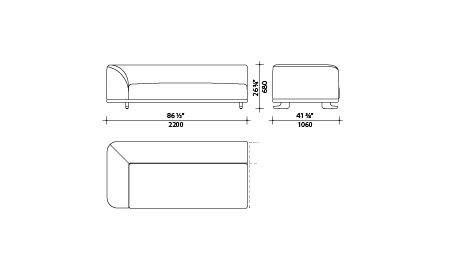 Lema Sofa Aurel – lema:aurel:YP243S, Bild 1