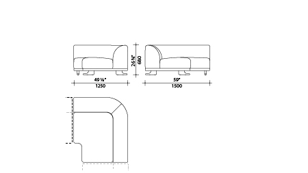 Lema Sofa Aurel – lema:aurel:YY214D, Bild 1