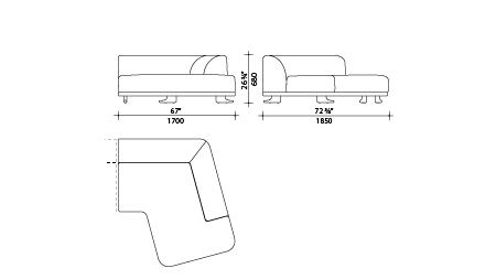 Lema Sofa Aurel – lema:aurel:YS236D, Bild 1