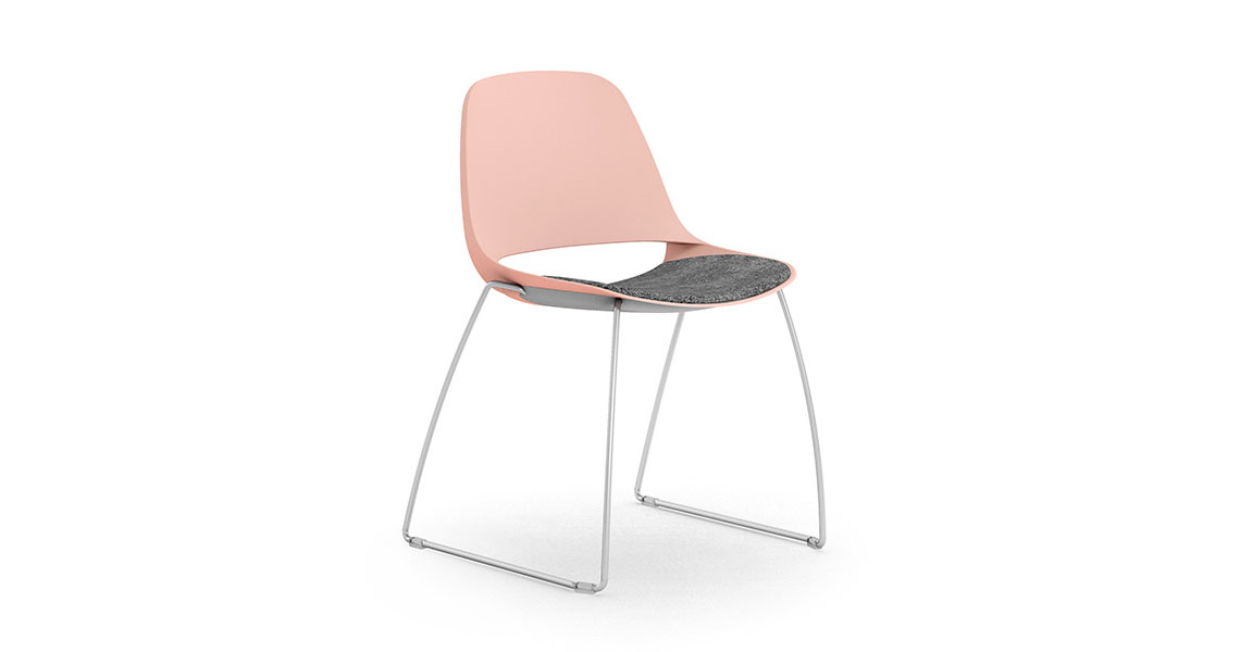 Leyform Cosmo sled base congress chair