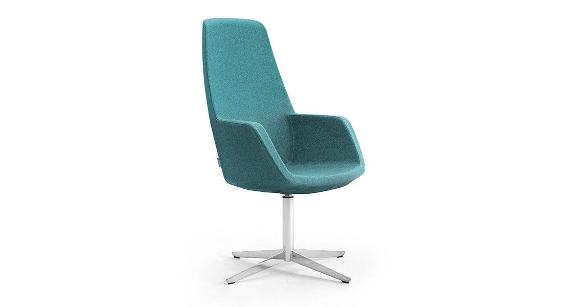 Leyform Gaia Lounge Chair with footstool