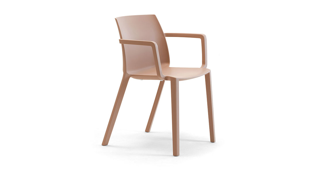 Leyform Greta eco-friendly outdoor stackable chair