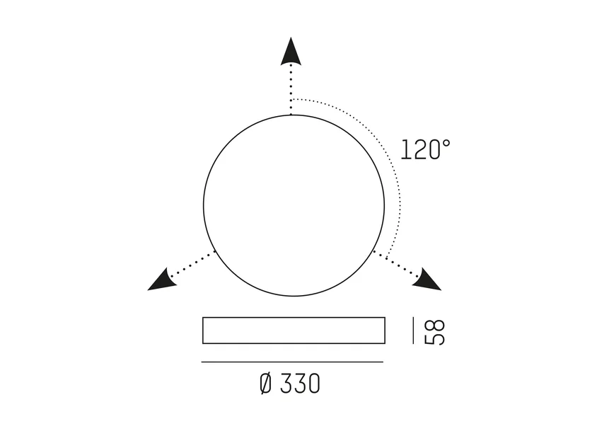 Molto Luce Baldachin Multi 3X Horizontal – Bild 2