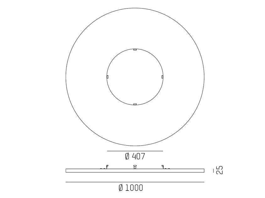 Molto Luce Board Round Bido – Bild 6