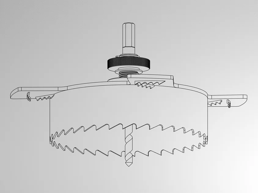Molto Luce Dark Night Turn S Modul Tool Trimless