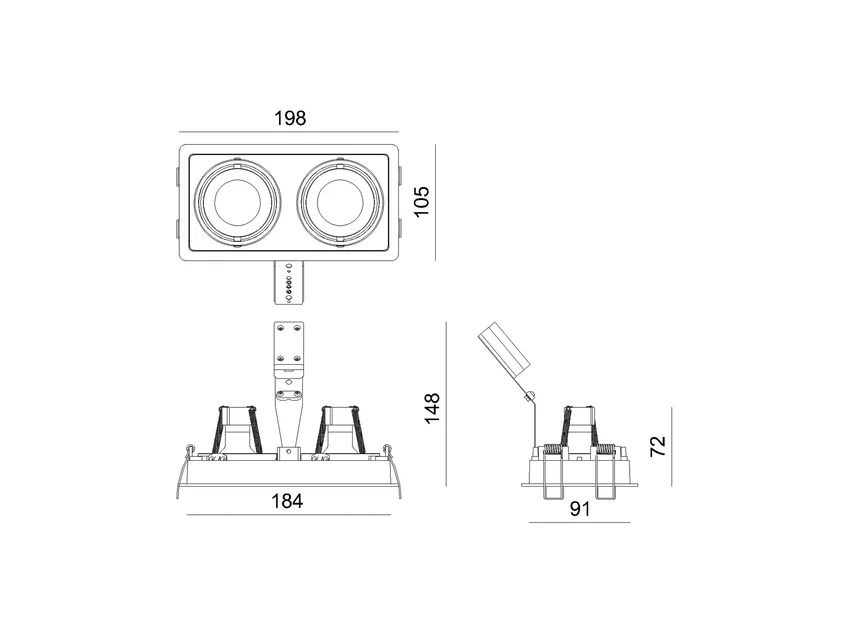 Molto Luce Qana Double Square R – Bild 10