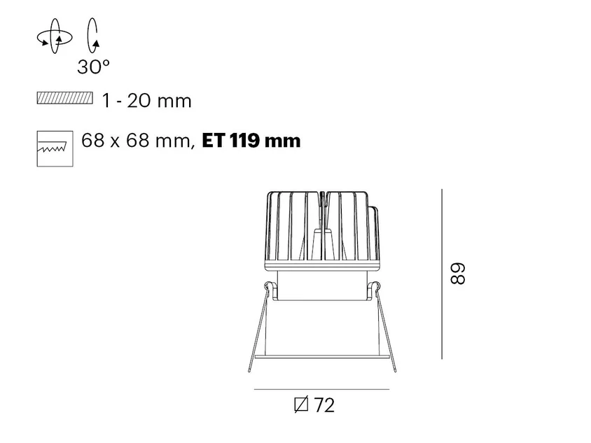Molto Luce Sator Square R – Bild 2