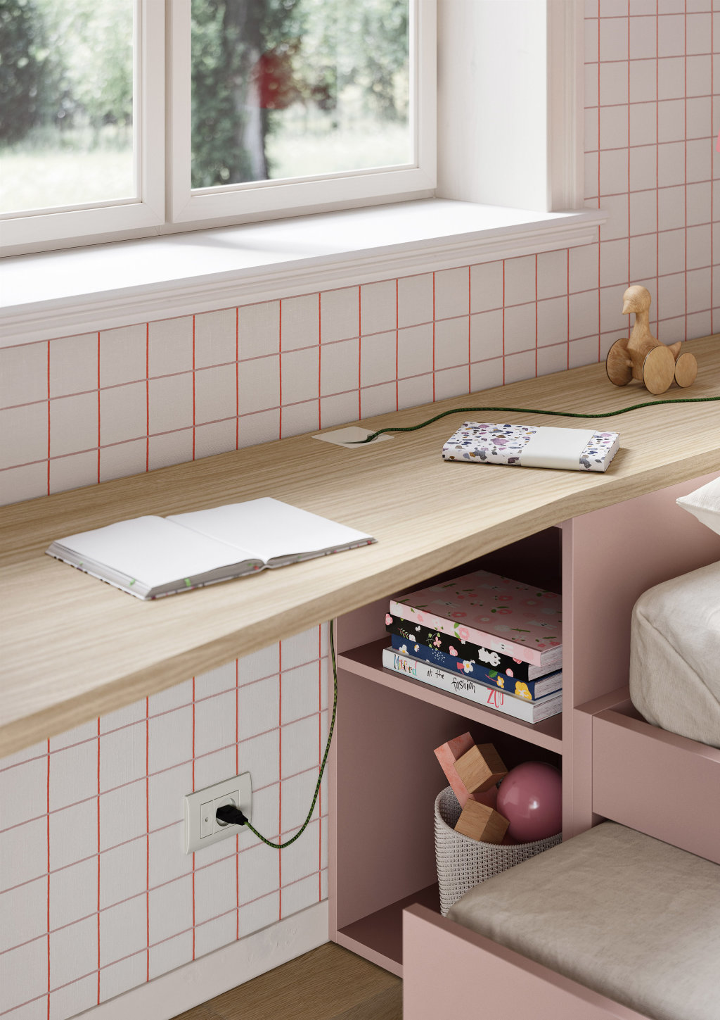 Nidi Stauraum hinter dem Bett – Bild 3