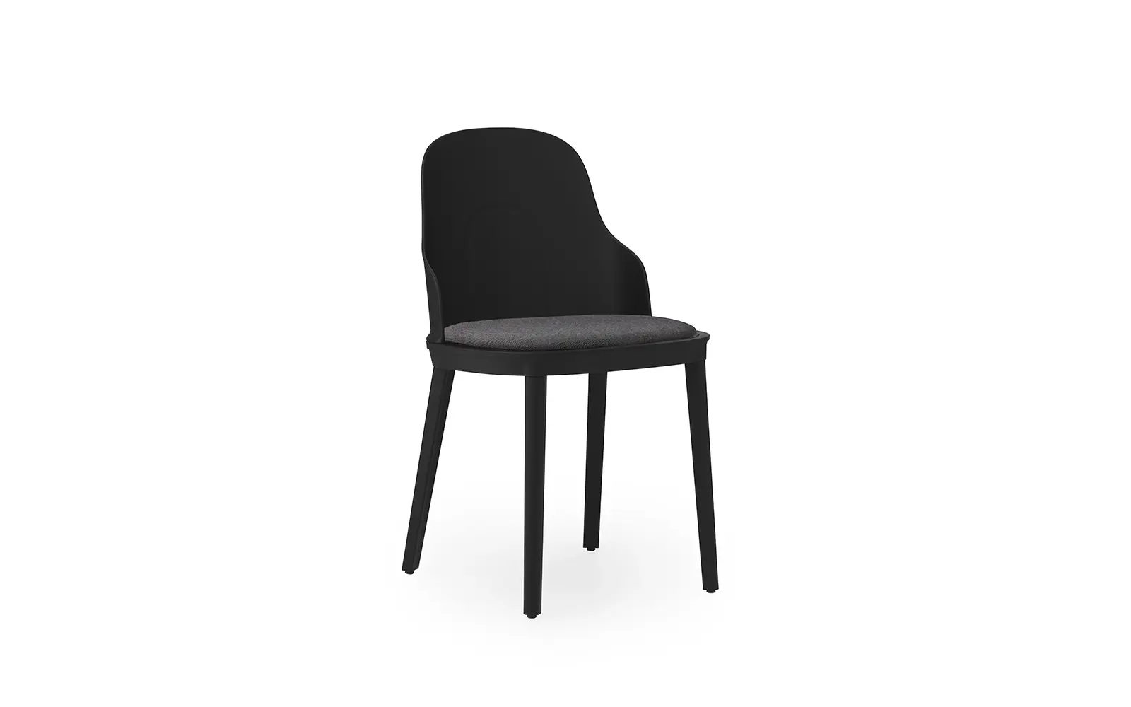 Normann Copenhagen Allez Chair Upholstery Canvas, Black/Polypropylene