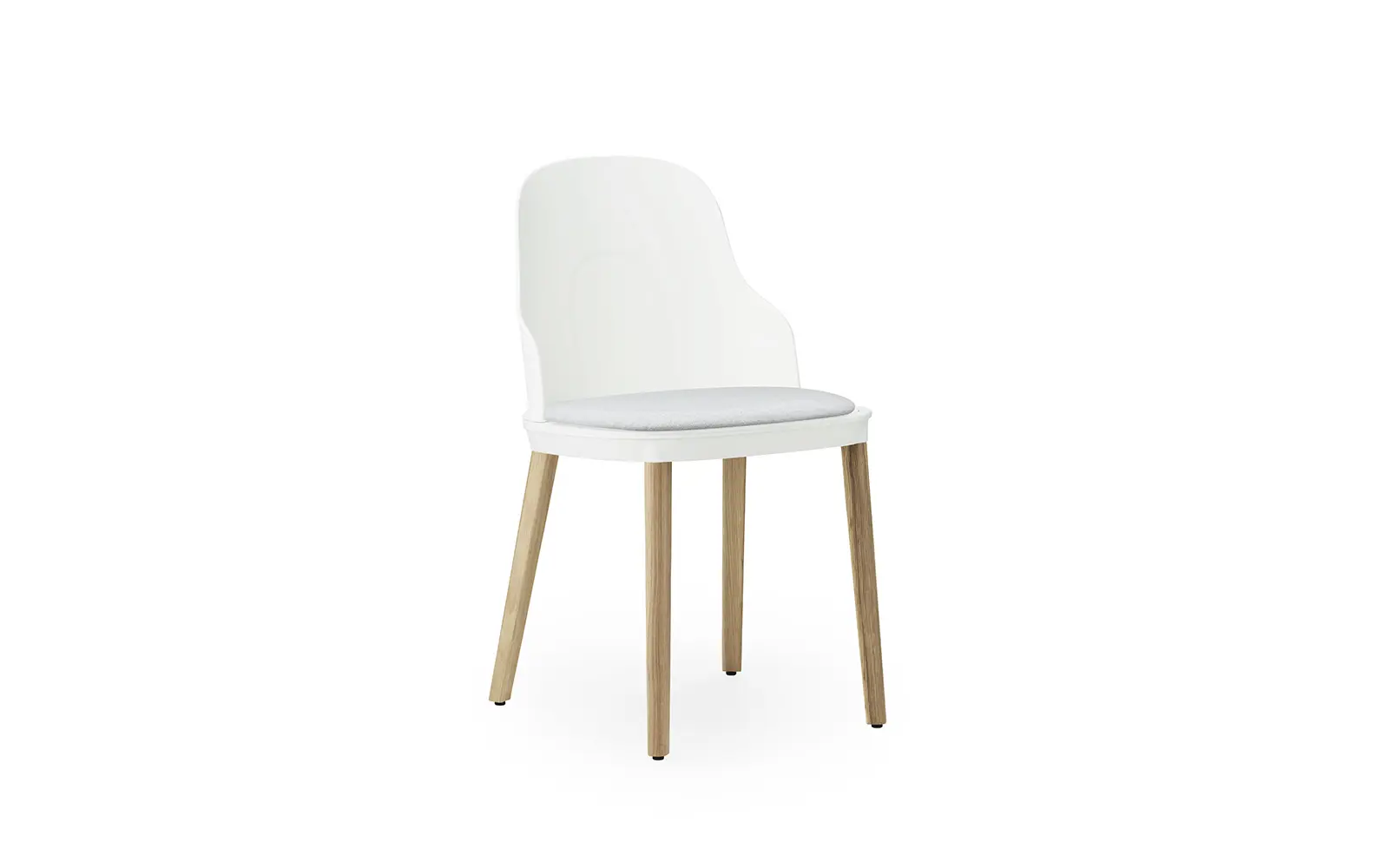 Normann Copenhagen Allez Chair Upholstery Canvas, White/Oak