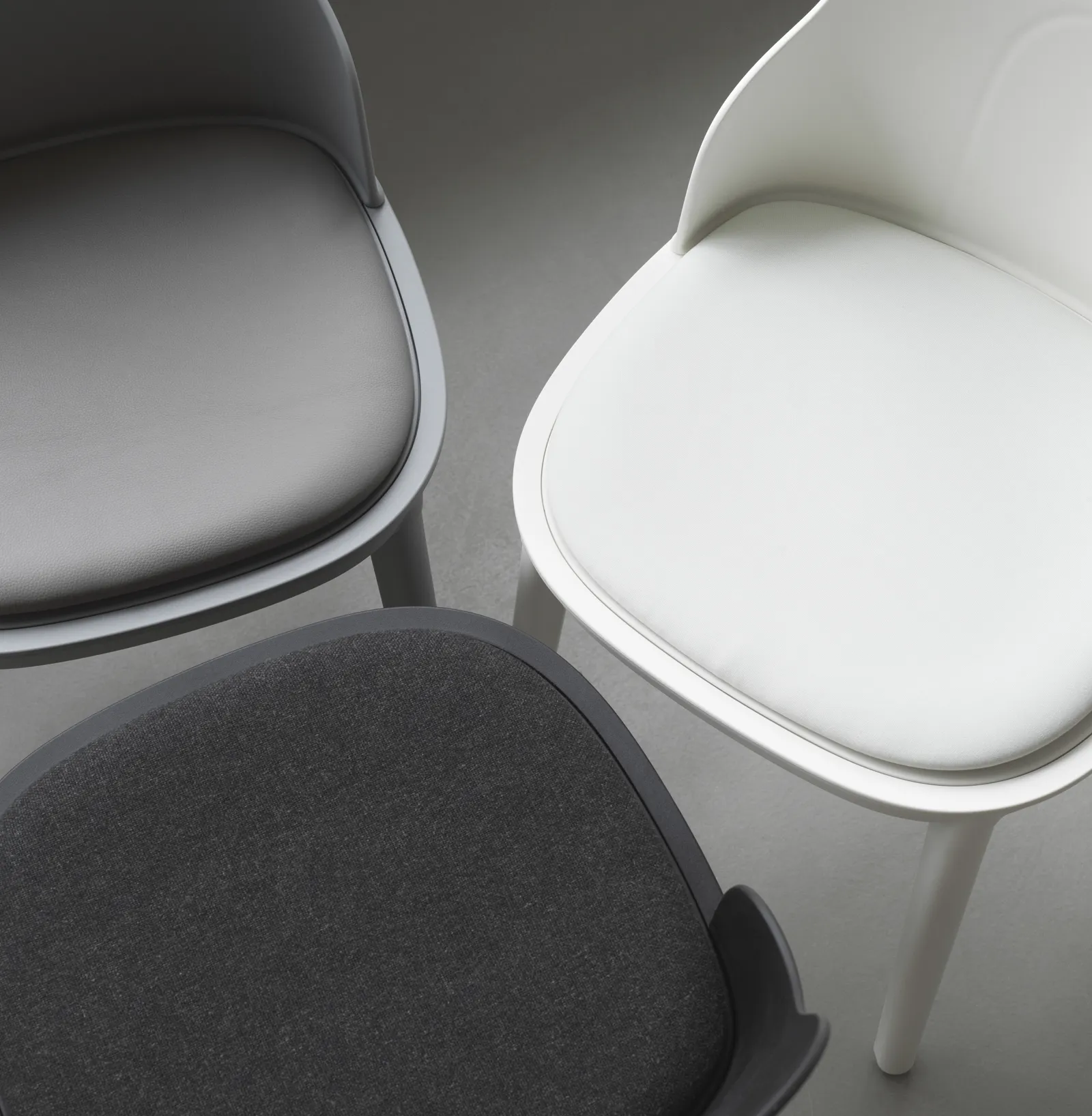 Normann Copenhagen Allez Chair Upholstery Canvas, White/Polypropylene – Bild 3