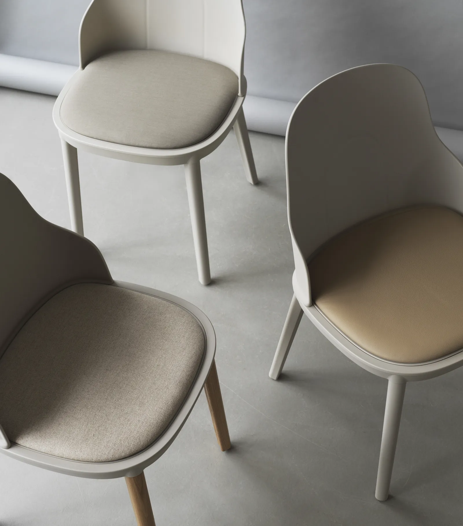 Normann Copenhagen Allez Chair Upholstery Canvas, White/Polypropylene – Bild 4