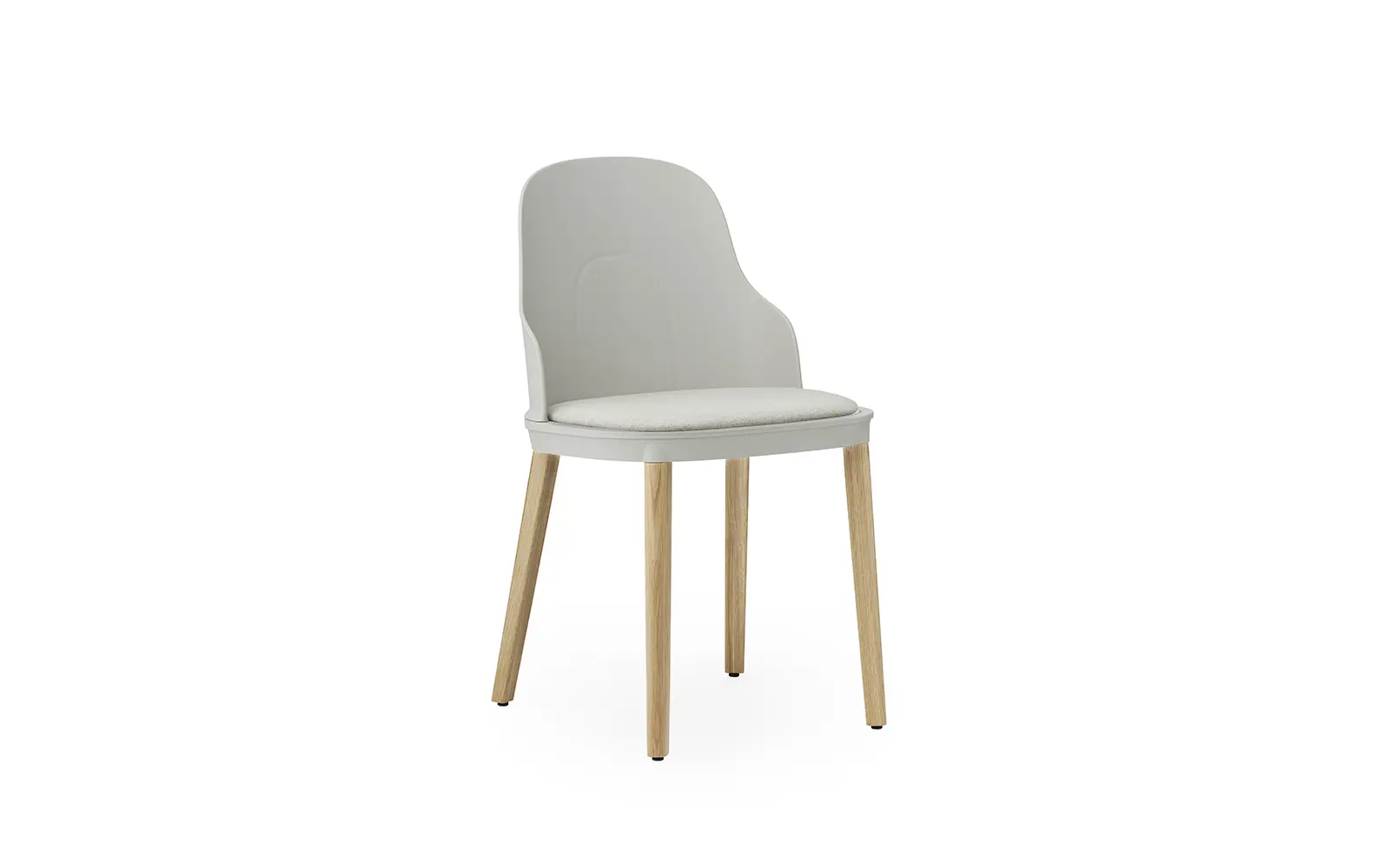 Normann Copenhagen Allez Chair Upholstery Main Line Flax, Warm Grey/Oak
