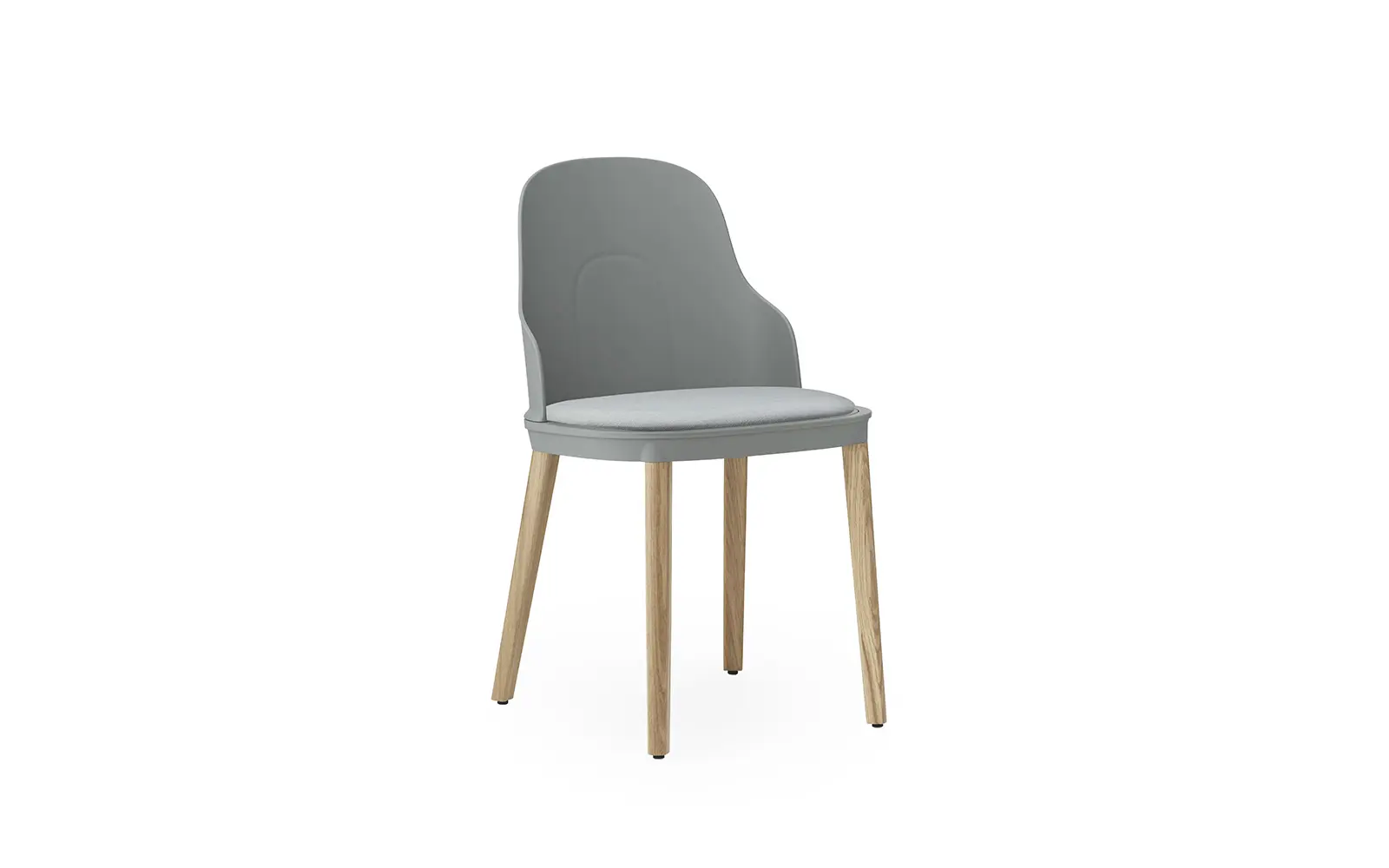 Normann Copenhagen Allez stol polstret Canvas, grå/eg