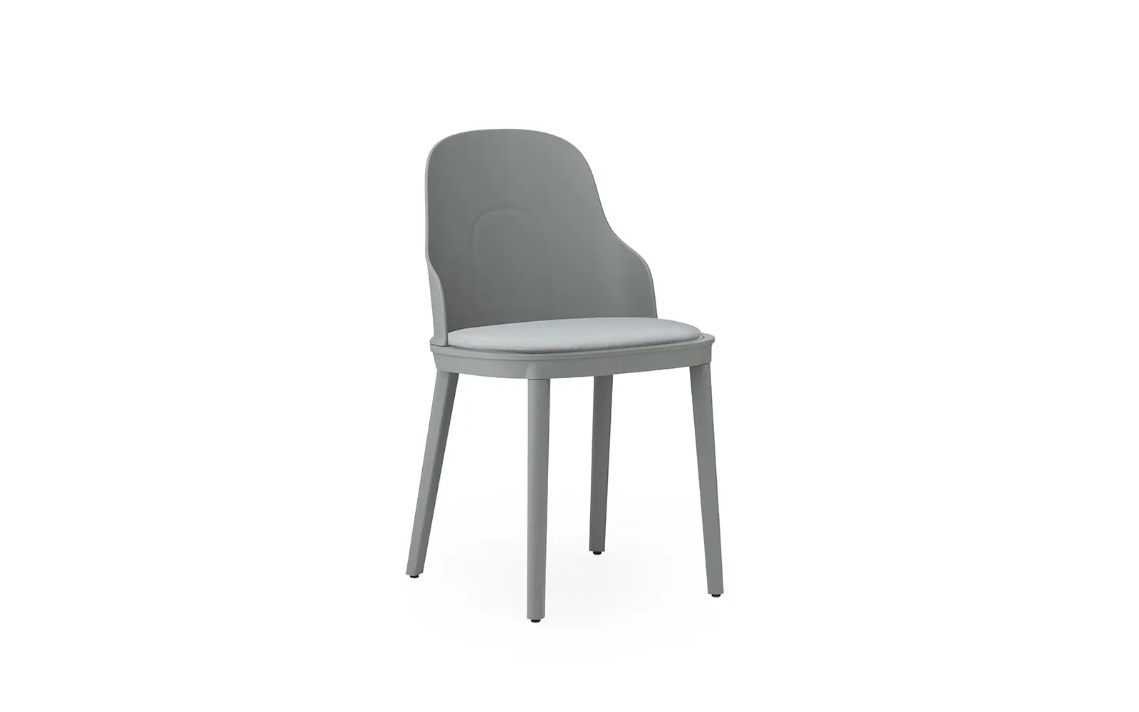 Normann Copenhagen Allez Stuhl gepolstert Canvas, grau/polypropylen