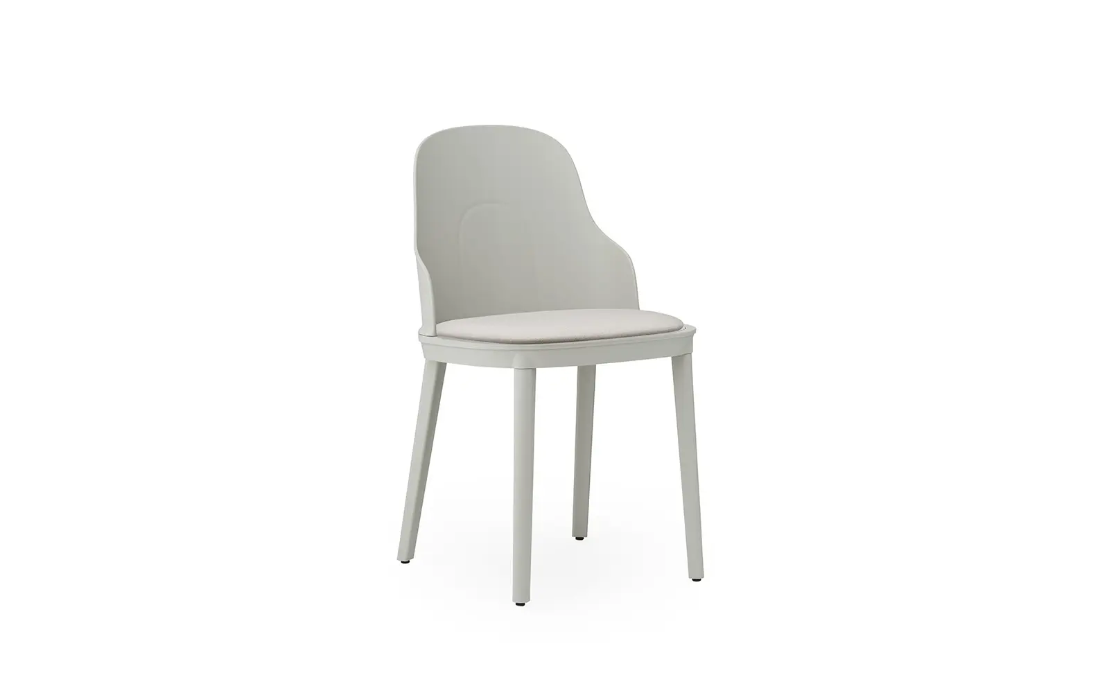 Normann Copenhagen Allez Stuhl gepolstert Canvas, warmes grau/polypropylen