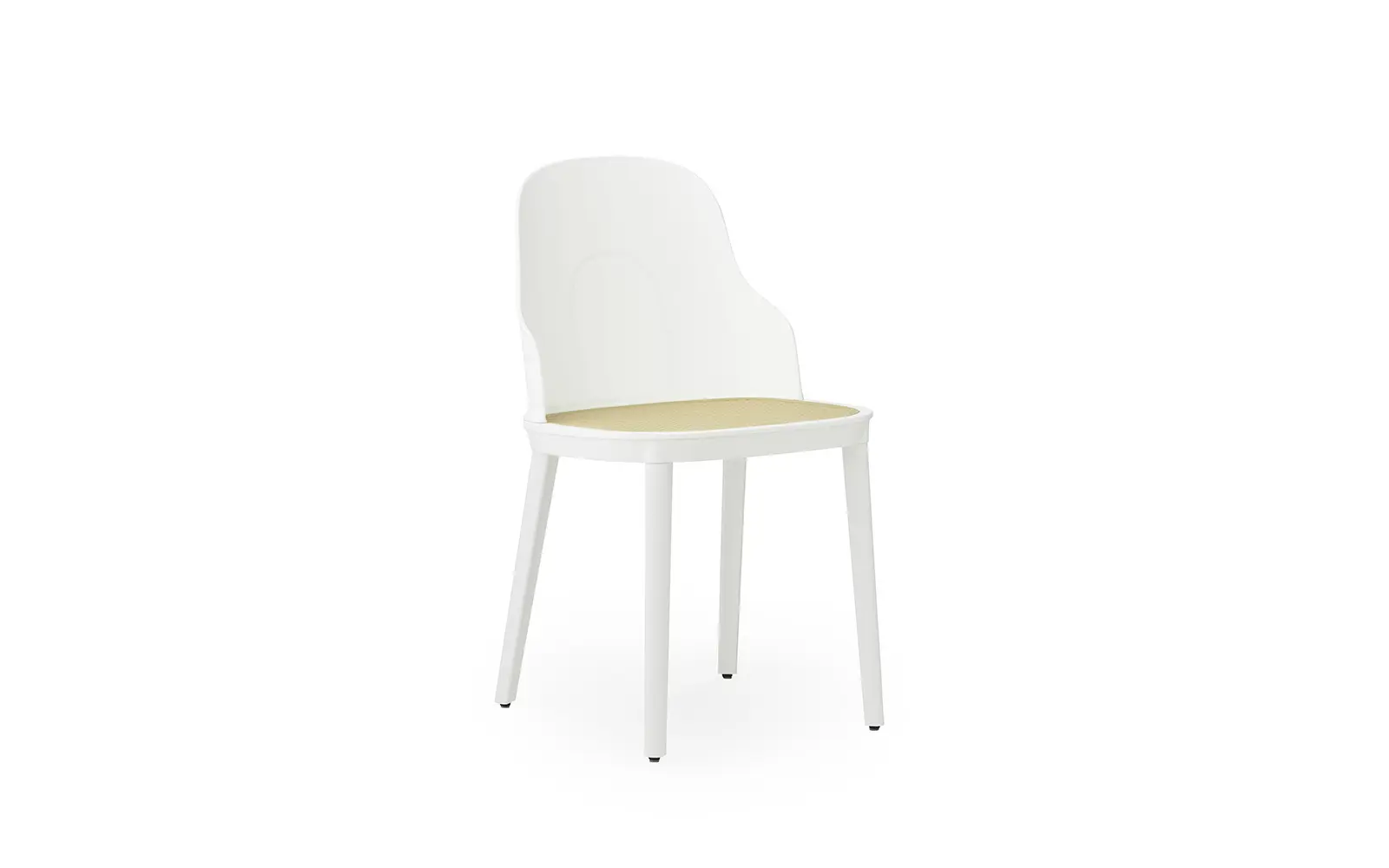 Normann Copenhagen Allez Stuhl Molded Wicker, weiß/polypropylen
