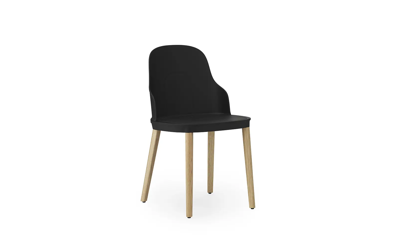 Normann Copenhagen Allez stuhl, schwarz/eiche