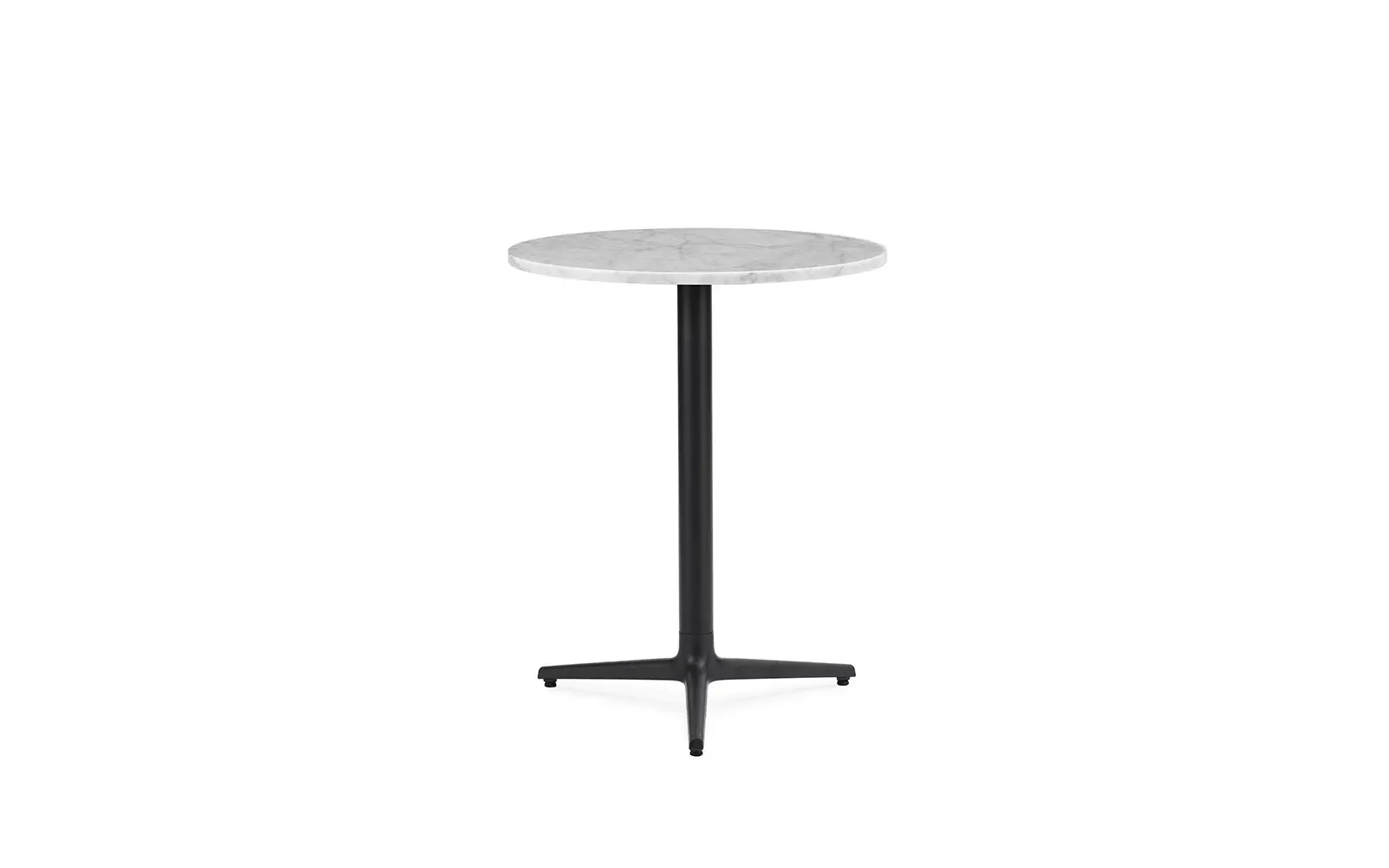 Normann Copenhagen Allez Tisch 3L H75 Ø60 marmor Weiß
