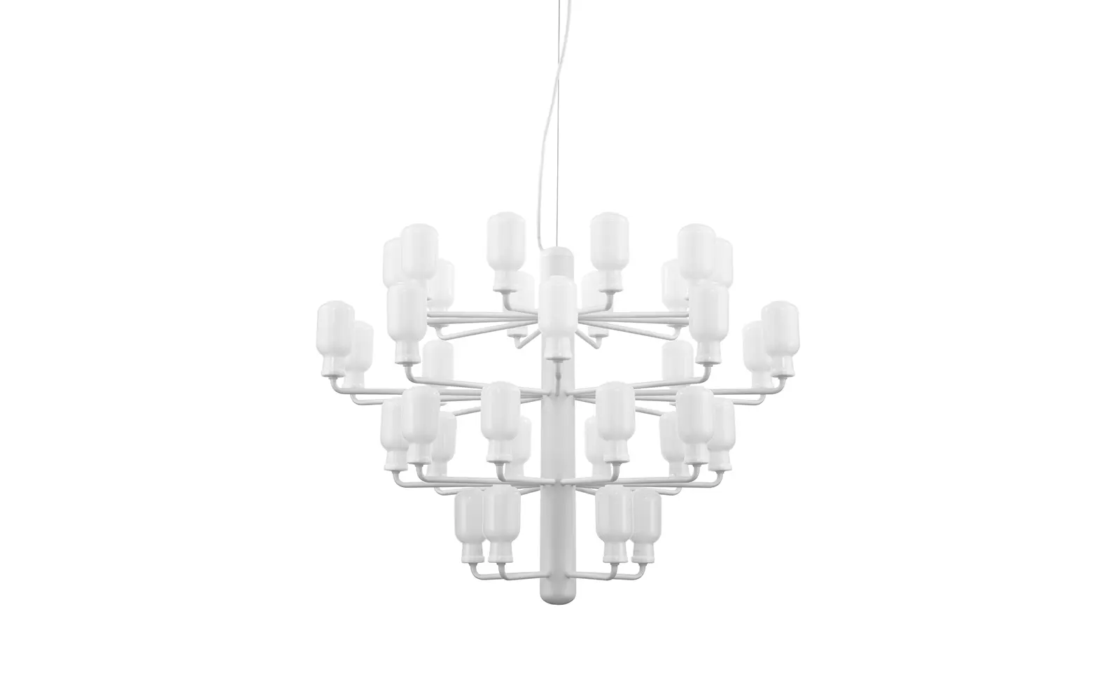 Normann Copenhagen Amp Kronleuchter groß EU weiß/weiß – Bild 2
