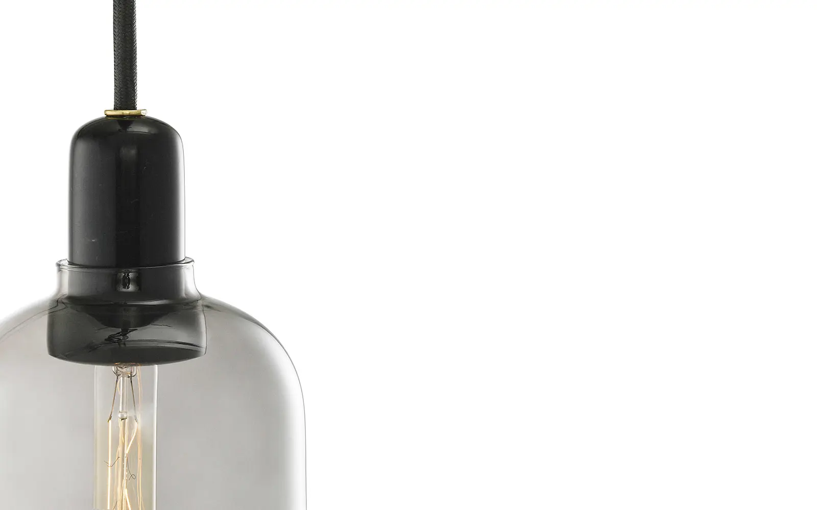 Normann Copenhagen Amp Lampe groß EU rauchschwarz – Bild 3