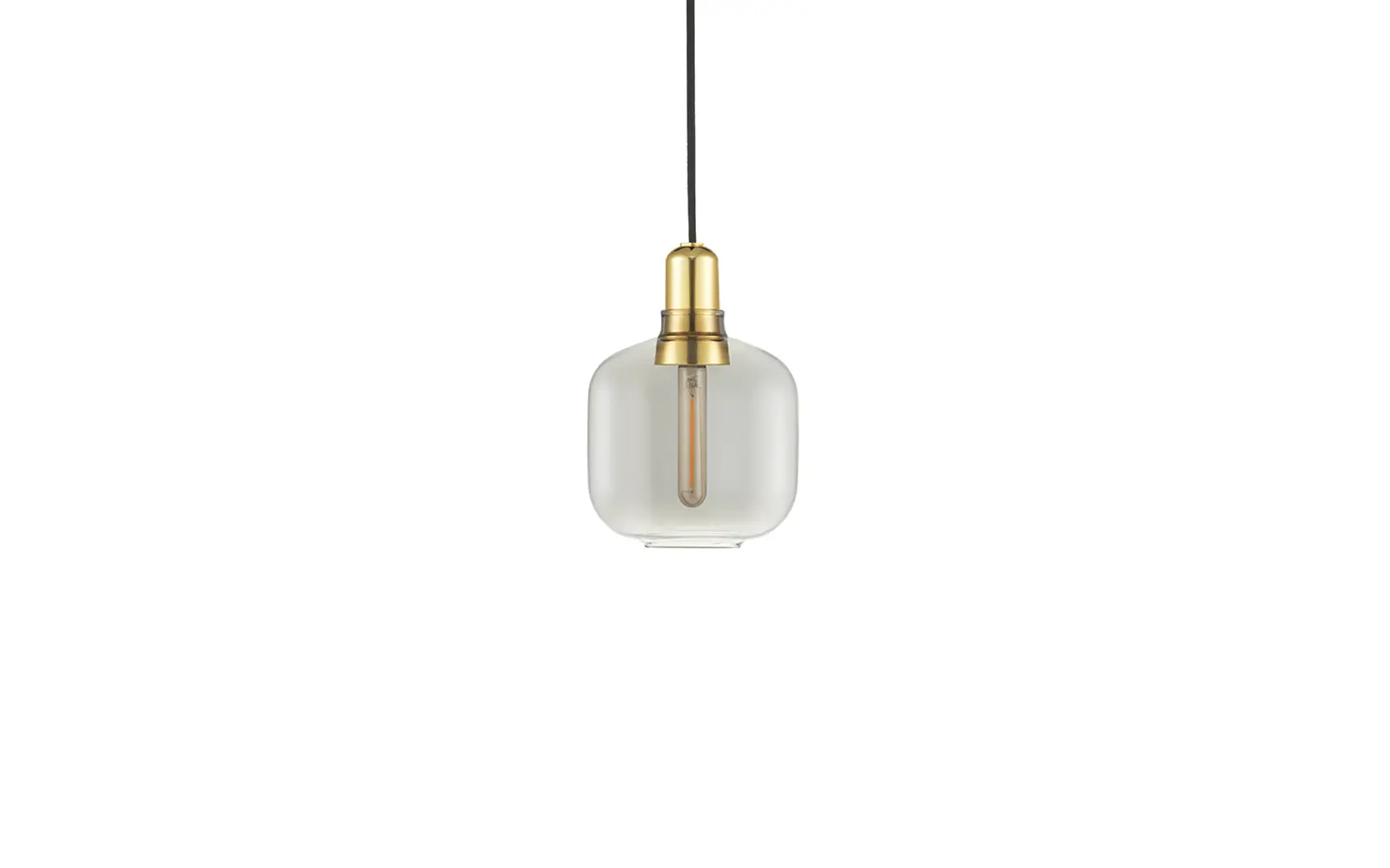 Normann Copenhagen Amp Lampe Klein Rauch/Messing