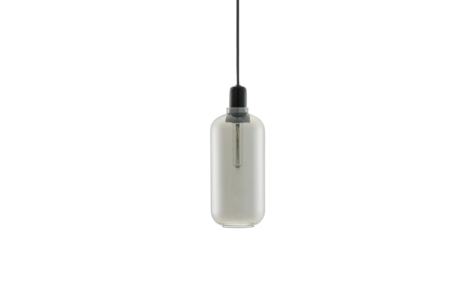 Normann Copenhagen Amp lampe large EU smoke/sort