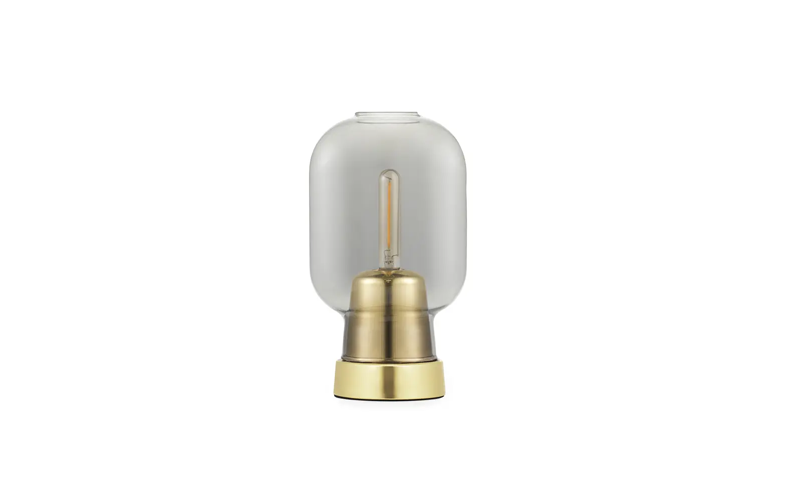 Normann Copenhagen Amp Table Lamp EU smoke/brass