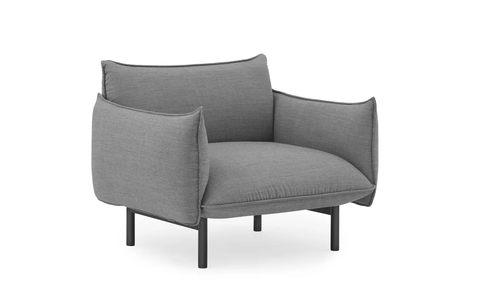 Normann Copenhagen Ark Armchair Black Steel Canvas