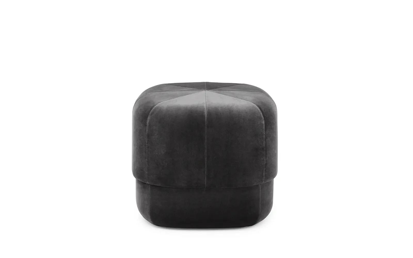 Normann Copenhagen Circus Pouf Velour Klein Grau