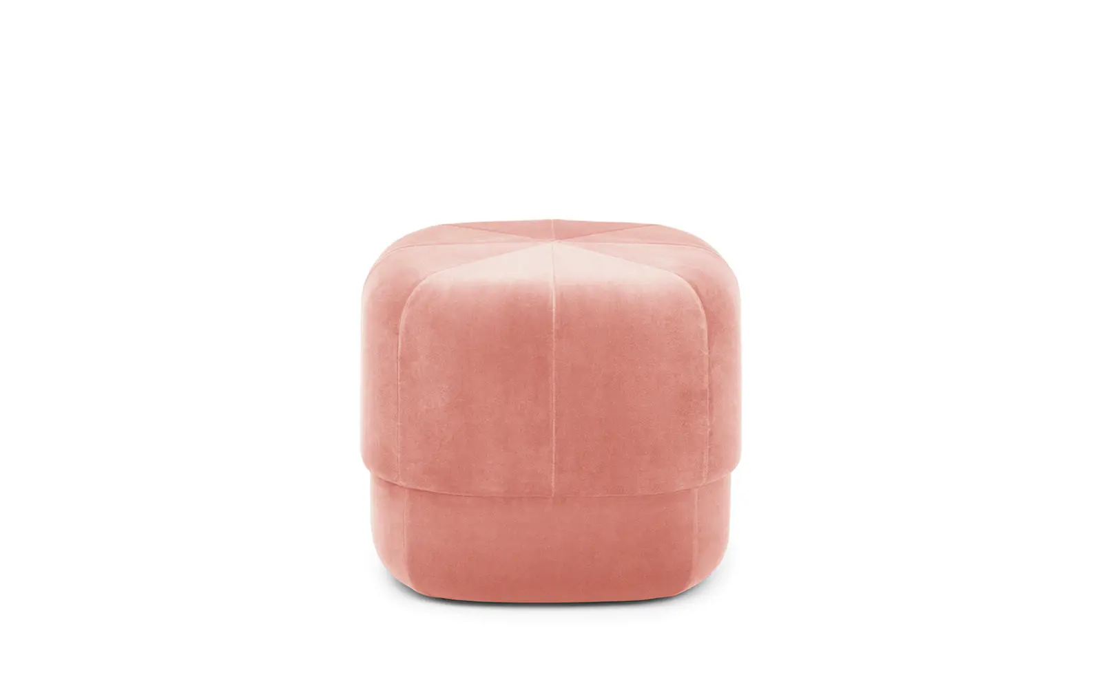 Normann Copenhagen Circus puf velour lille blush