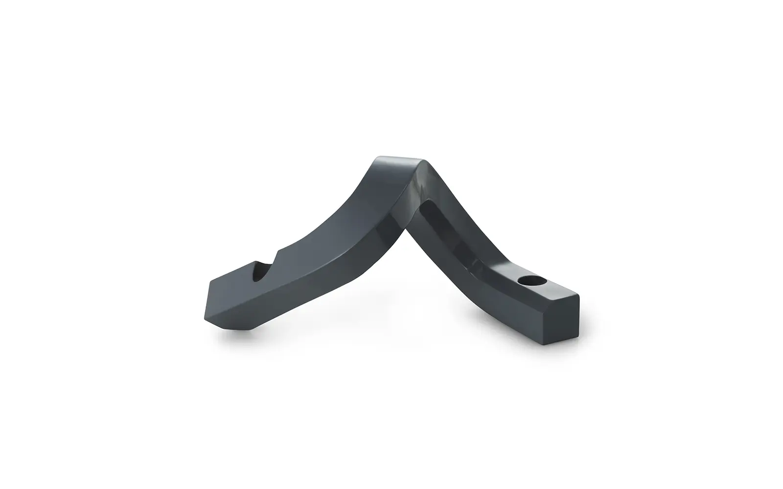 Normann Copenhagen Crooked Kerzenhalter zwei Grau