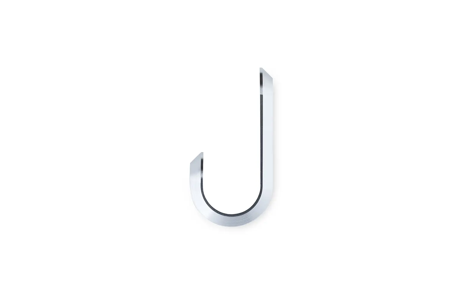Normann Copenhagen Curve mini Haken Silver (2 Stück) – Bild 2