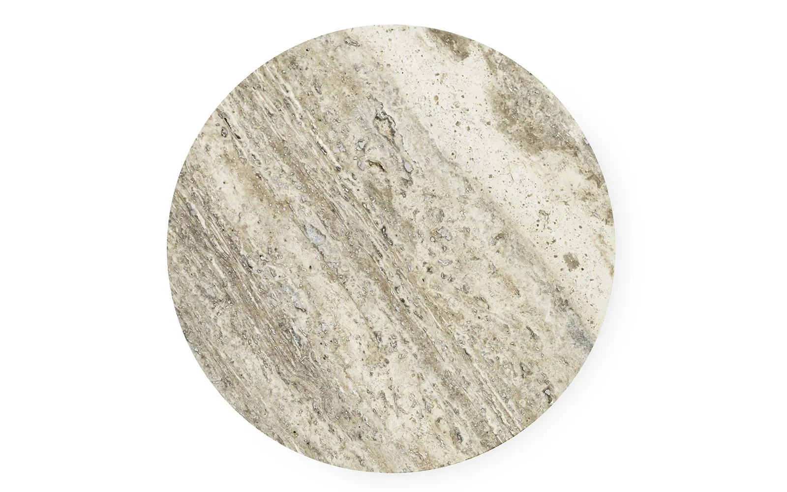 Normann Copenhagen Dit Tisch Hellgrün Travertine Silver – Bild 2