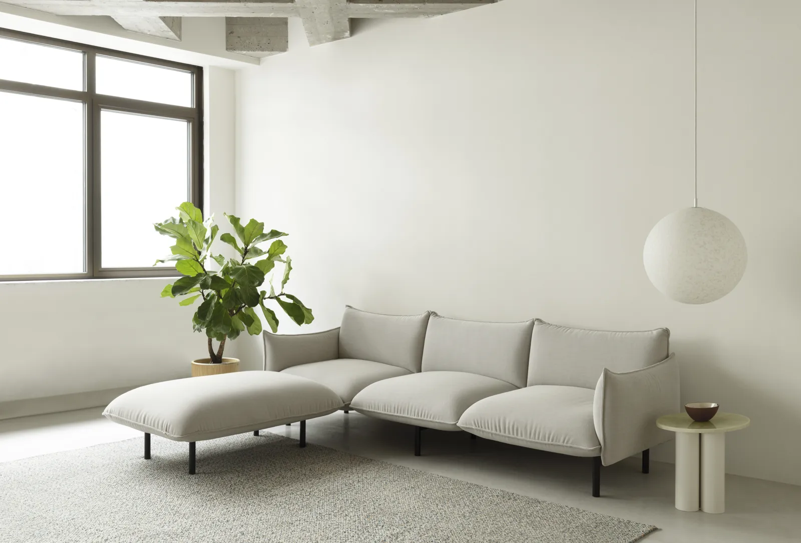 Normann Copenhagen Dit Tisch Sand Emerald Onyx – Bild 3