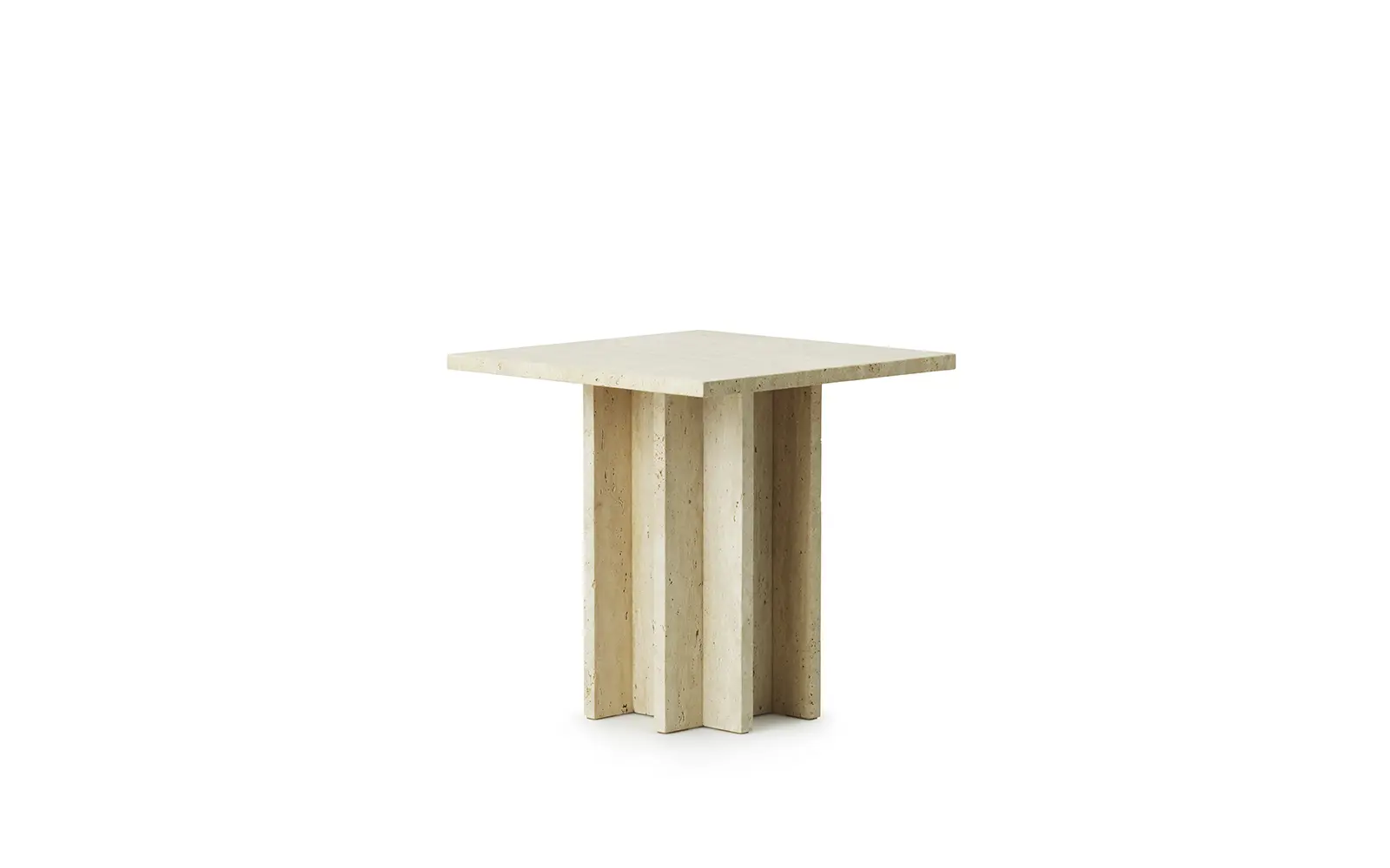 Normann Copenhagen Edge sofabord lille Travertin