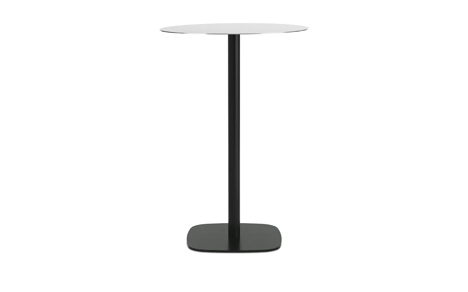 Normann Copenhagen Form Café Table H104,5 Ø70 Stainless Steel