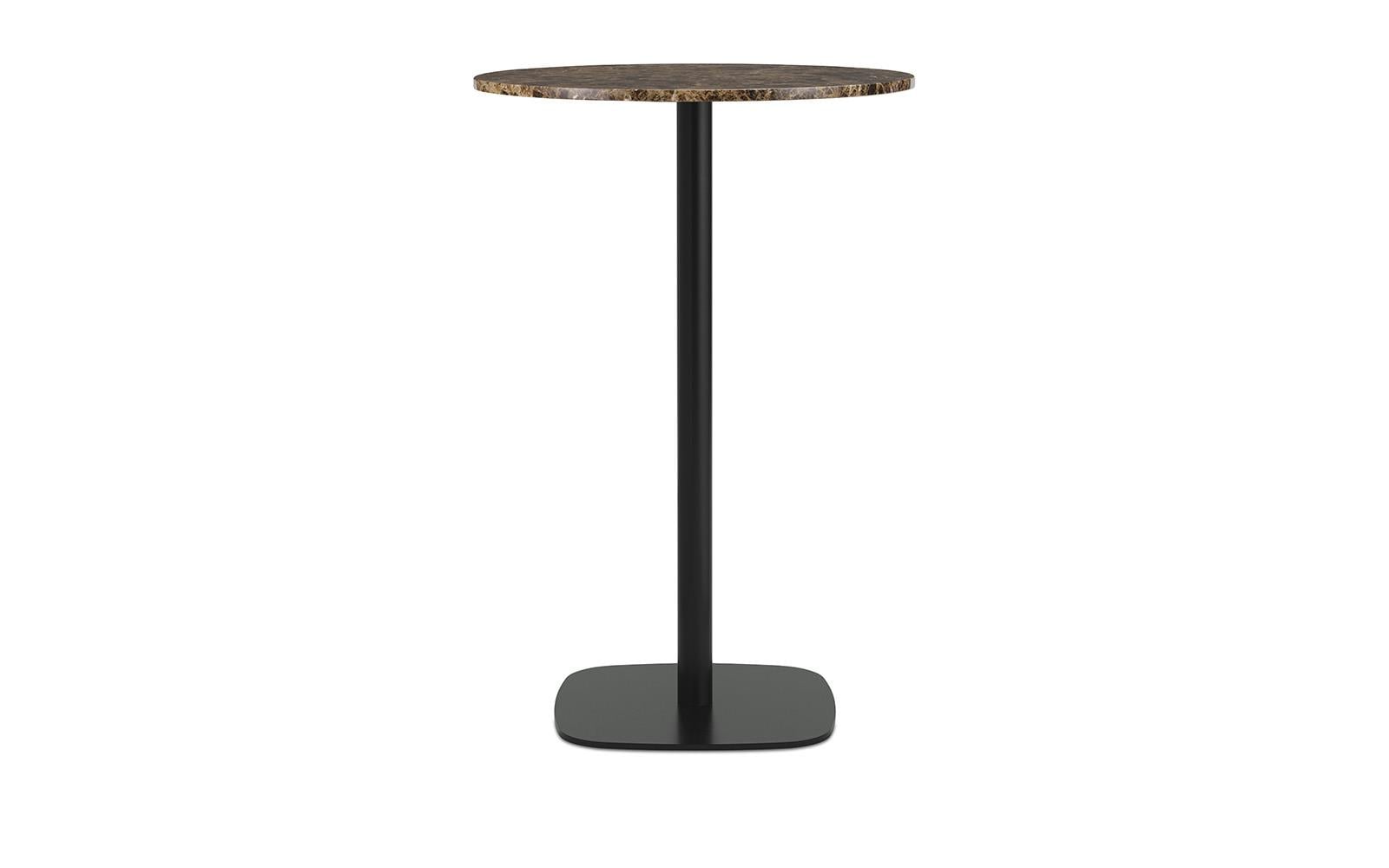 Normann Copenhagen Form Cafétisch H104,5 Ø70 marmor Schwarz