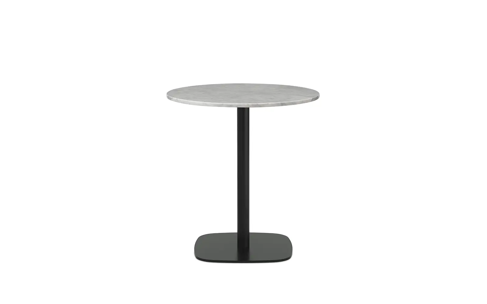 Normann Copenhagen Form Cafétisch H74,5 Ø70 Marmor Weiss