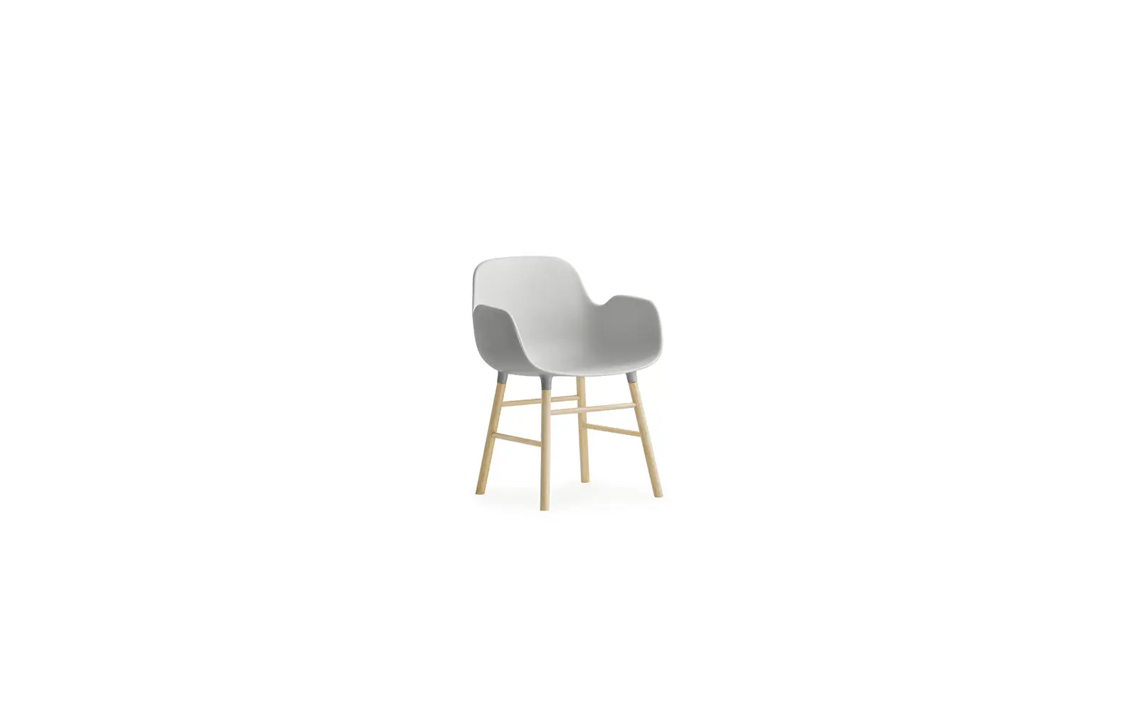 Normann Copenhagen Form Lehnstuhl Miniatur grau