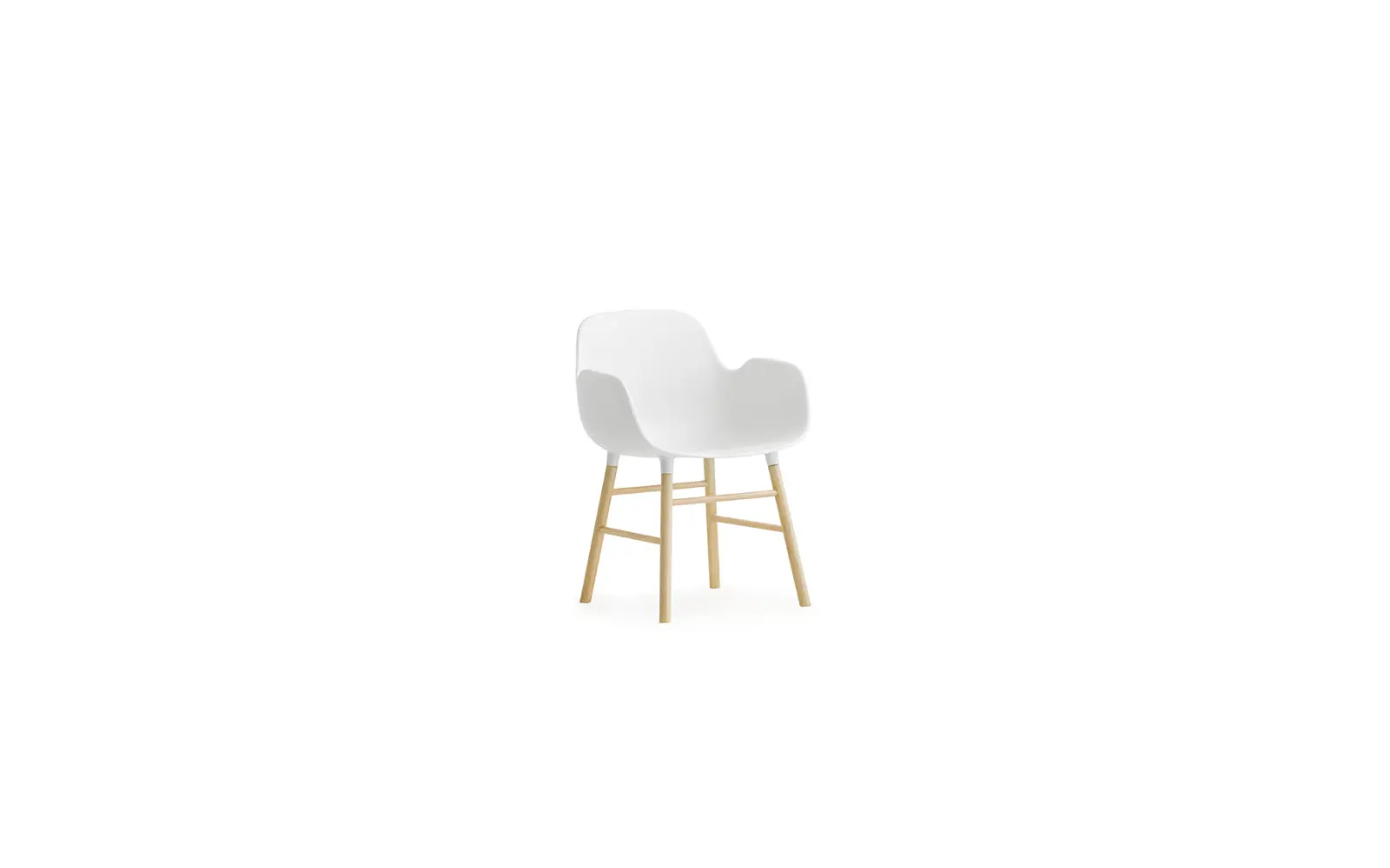 Normann Copenhagen Form Lehnstuhl Miniatur weiß