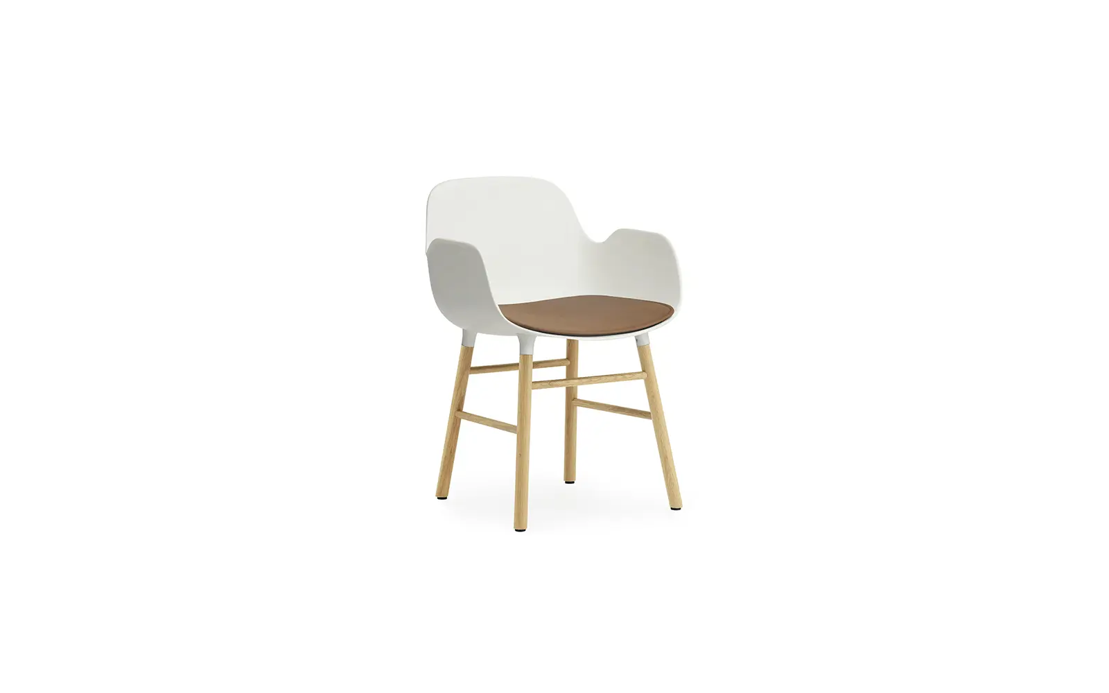 Normann Copenhagen Form Sitzkissen Leder brandy – Bild 3