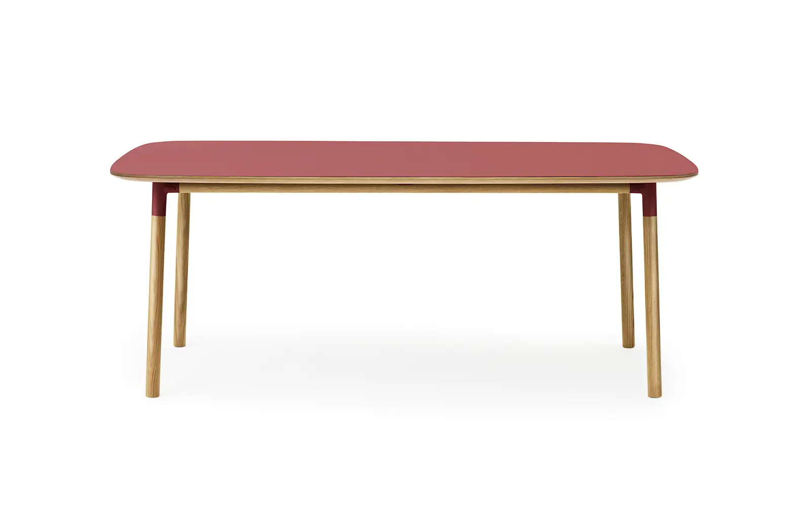 Normann Copenhagen Form Table 95 x 200 cm Red/Oak
